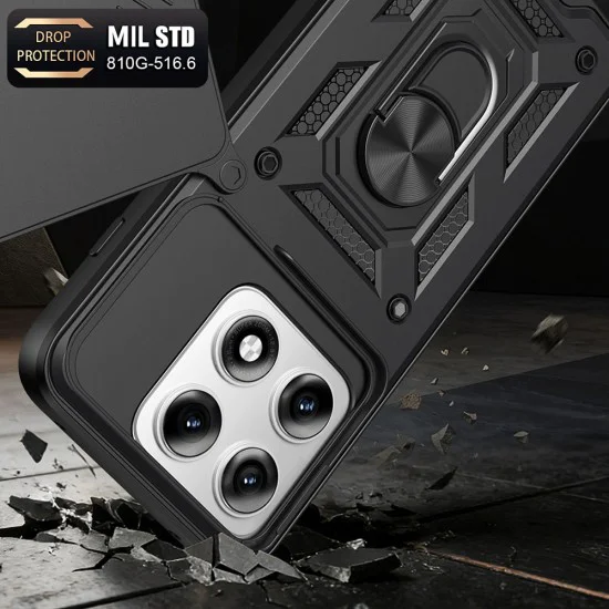Калъф за Motorola Edge 70 Pro - CamShield Series - Techsuit - Розово злато