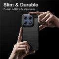 Калъф за Motorola Edge 70 Pro - Carbon Silicone - Techsuit - Черен