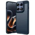 Калъф за Motorola Edge 70 Pro - Carbon Silicone - Techsuit - Син