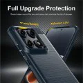 Калъф за Motorola Edge 70 Pro - Carbon Silicone - Techsuit - Син