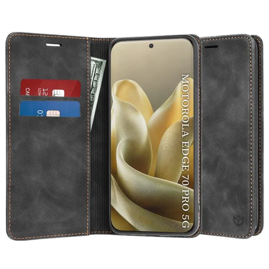 Калъф за Motorola Edge 70 Pro - Confy Cover - Techsuit - Черен