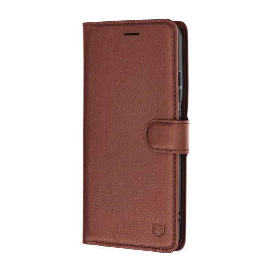 Калъф за Motorola Edge 70 Pro - Leather Folio - Techsuit - Кафяв