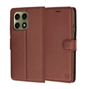 Калъф за Motorola Edge 70 Pro - Leather Folio - Techsuit - Кафяв