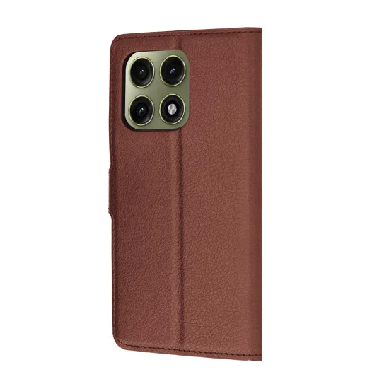 Калъф за Motorola Edge 70 Pro - Leather Folio - Techsuit - Кафяв