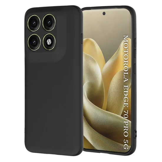 Калъф за Motorola Edge 70 Pro - SoftFlex - Techsuit - Черен