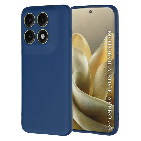 Калъф за Motorola Edge 70 Pro - SoftFlex - Techsuit - Син