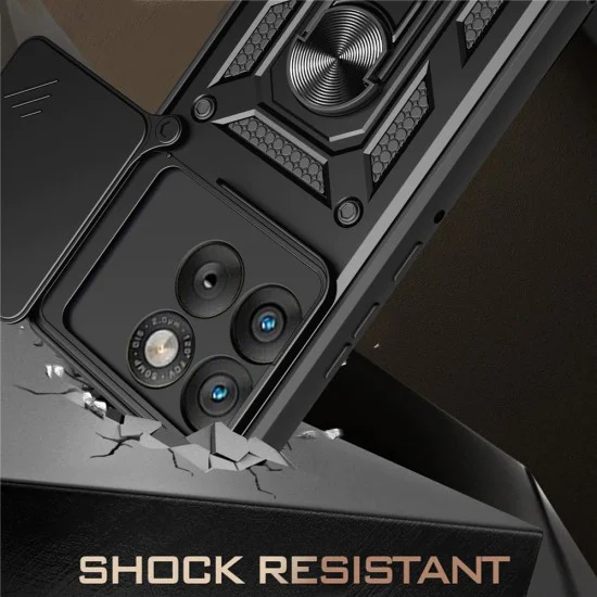 Калъф за Motorola Edge 70 - Techsuit CamShield Series - Черен