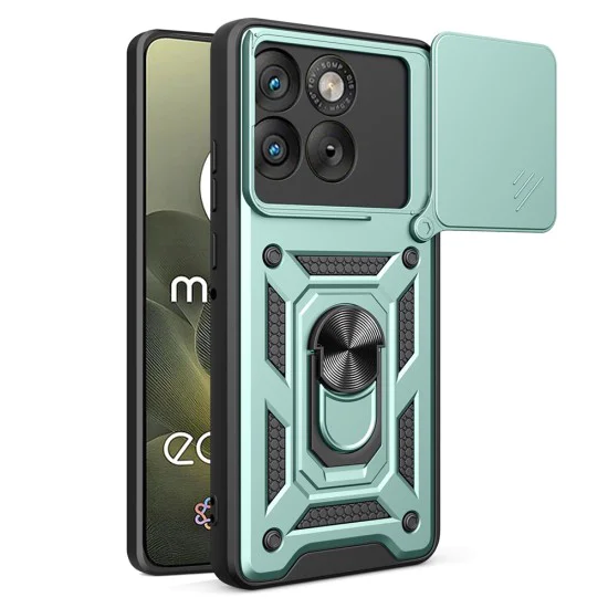 Калъф за Motorola Edge 70 - Techsuit CamShield Series - Зелен