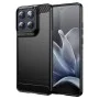 Калъф за Motorola Edge 70 – Techsuit Carbon Silicone – Черен