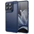 Калъф за Motorola Edge 70 – Techsuit Carbon Silicone – Син