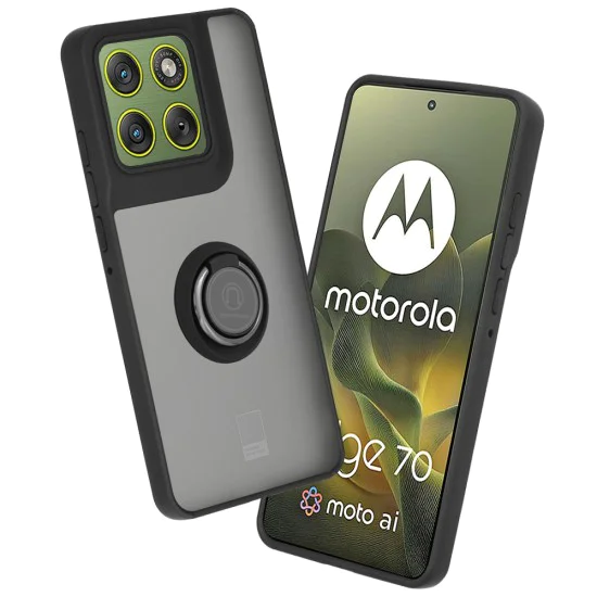 Калъф за Motorola Edge 70 - Techsuit Glinth - Черен
