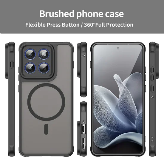 Калъф за Motorola Edge 70 - Techsuit HaloFrost II MagSafe - Черен