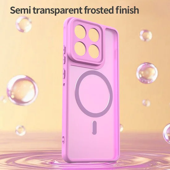 Калъф за Motorola Edge 70 - Techsuit HaloFrost II MagSafe - Розов
