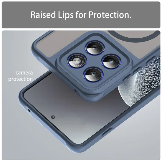Калъф за Motorola Edge 70 - Techsuit HaloFrost II MagSafe - Тъмносин