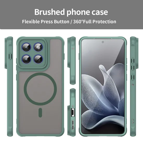 Калъф за Motorola Edge 70 - Techsuit HaloFrost II MagSafe - Зелен