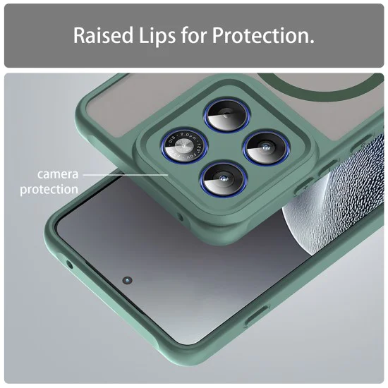 Калъф за Motorola Edge 70 - Techsuit HaloFrost II MagSafe - Зелен