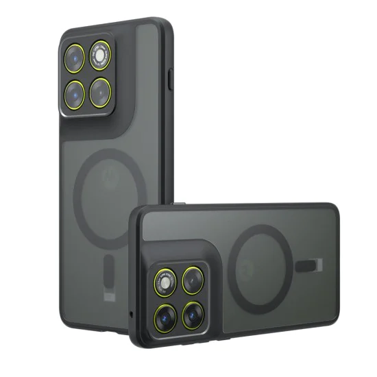 Калъф за Motorola Edge 70 - Techsuit PureFrost MagSafe - Матово черен