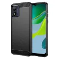 Калъф за Motorola Moto E13 - Carbon Silicone - Черен