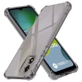 Калъф за Motorola Moto E13 - Techsuit - Удароустойчив Clear Silicone - Опушено Черен