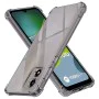 Калъф за Motorola Moto E13 - Techsuit - Удароустойчив Clear Silicone - Опушено Черен