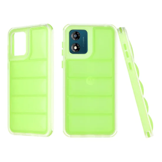 Калъф за Motorola Moto E13 - Wave Shield - Зелен