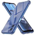 Калъф за Motorola Moto E22 / Moto E22i - Techsuit - Удароустойчив Clear Silicone - Опушено Черен