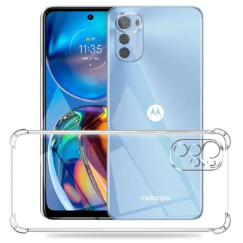 Калъф за Motorola Moto E32 / Moto E32s / Moto G22 - Удароустойчив Прозрачен Силиконов - Прозрачен