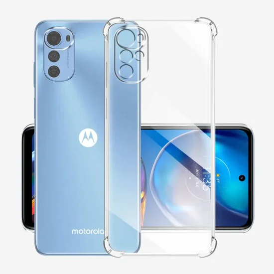 Калъф за Motorola Moto E32 / Moto E32s / Moto G22 - Удароустойчив Прозрачен Силиконов - Прозрачен