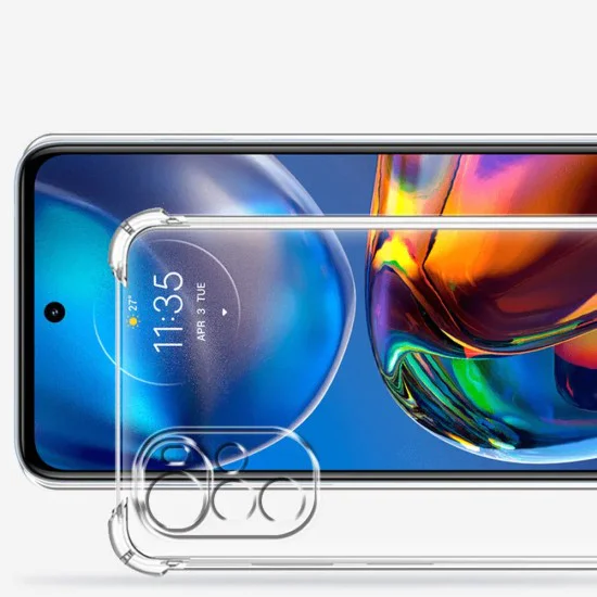 Калъф за Motorola Moto E32 / Moto E32s / Moto G22 - Удароустойчив Прозрачен Силиконов - Прозрачен
