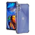 Калъф за Motorola Moto E32 / Moto E32s - Techsuit - Удароустойчив Clear Silicone - Опушено Черен