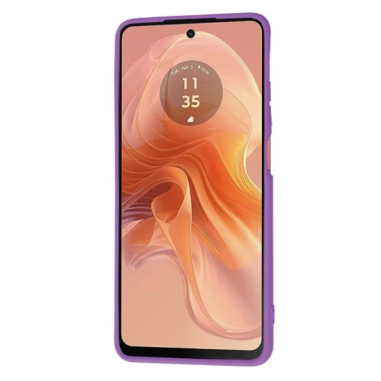 Калъф за Motorola Moto G04 / G04s / E14 - SoftFlex - Techsuit - Лилав