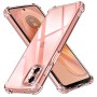 Калъф за Motorola Moto G04 / Moto G04s / Moto G24 / Moto E14 - Удароустойчив прозрачен силикон - Прозрачен