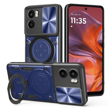 Калъф за Motorola Moto G05 / E15 - Techsuit - CamGuard Pro - Син