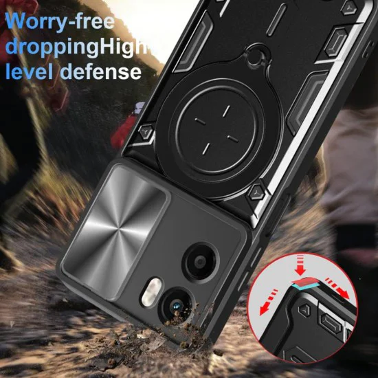 Калъф за Motorola Moto G05 / E15 - Techsuit - CamGuard Pro - Син