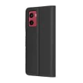 Калъф за Motorola Moto G05 / E15 - Techsuit - Leather Folio - Черен