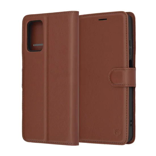 Калъф за Motorola Moto G05 / E15 - Techsuit - Leather Folio - Кафяв