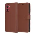 Калъф за Motorola Moto G05 / E15 - Techsuit - Leather Folio - Кафяв