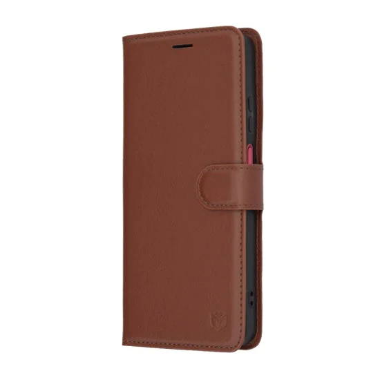 Калъф за Motorola Moto G05 / E15 - Techsuit - Leather Folio - Кафяв