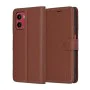 Калъф за Motorola Moto G05 / E15 - Techsuit - Leather Folio - Кафяв
