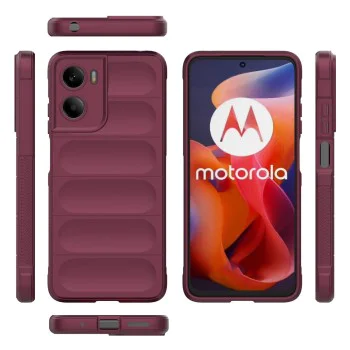 Калъф за Motorola Moto G05 / E15 - Techsuit - Magic Shield - Лилав