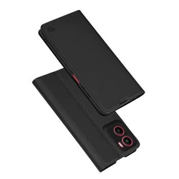 Калъф за Motorola Moto G05 / E15 - Techsuit - Magskin Book - Черен