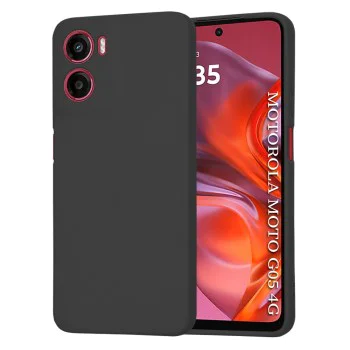 Калъф за Motorola Moto G05 / E15 - Techsuit - SoftFlex - Черен