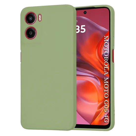 Калъф за Motorola Moto G05 / E15 - Techsuit - SoftFlex  - Зелен