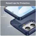 Калъф за Motorola Moto G06 / G06 Power - Techsuit Carbon Silicone - Син
