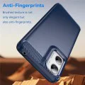 Калъф за Motorola Moto G06 / G06 Power - Techsuit Carbon Silicone - Син