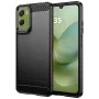 Калъф за Motorola Moto G06 / Moto G06 Power - Techsuit - Силиконов карбонов - Черен