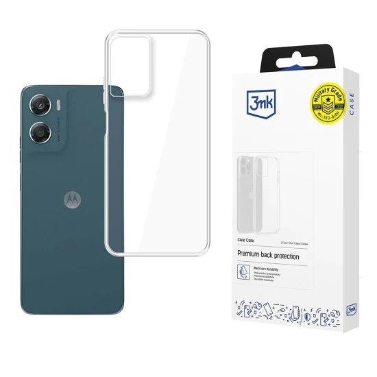 Калъф за Motorola Moto G06 / Power - 3mk Clear Case - Прозрачен