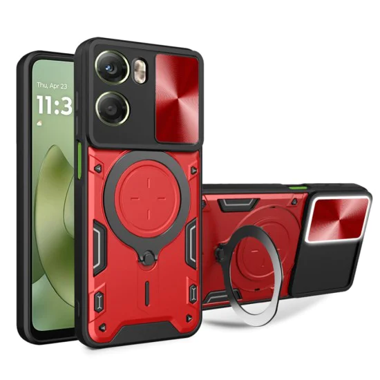 Калъф за Motorola Moto G06 - Techsuit CamGuard Pro - Червен