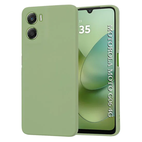 Калъф за Motorola Moto G06 - Techsuit SoftFlex - Ментово зелен