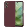 Калъф за Motorola Moto G06 - Techsuit SoftFlex - Сливово червен